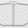CL Brakes A3+ Bromsbelägg Fram Sintrade STD