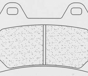 CL Brakes A3+ Bromsbelägg Fram Sintrade STD