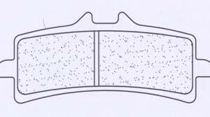 CL Brakes XBK5 Bromsbelägg Fram Sintrade SPORT