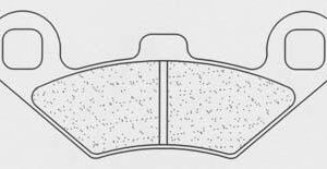 CL Brakes ATV1 Bromsbelägg Fram/Bak Sintrade ATV