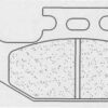 CL Brakes X59 Bromsbelägg Bak Sintrade MX/Enduro