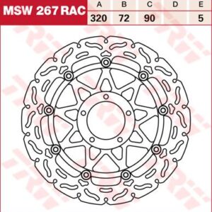 Trw Lucas brake disc