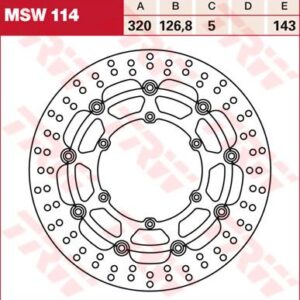 Trw Lucas brake disc