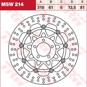 Trw Lucas brake disc
