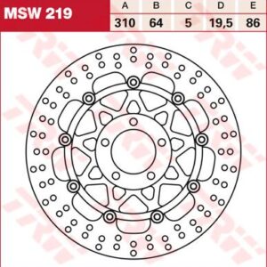 Trw Lucas brake disc