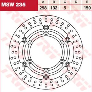 Trw Lucas brake disc