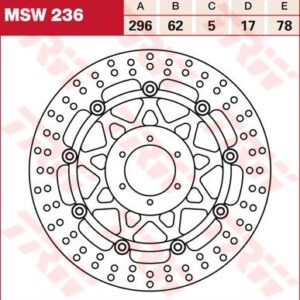 Trw Lucas brake disc
