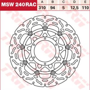Trw Lucas brake disc