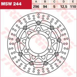 Trw Lucas brake disc