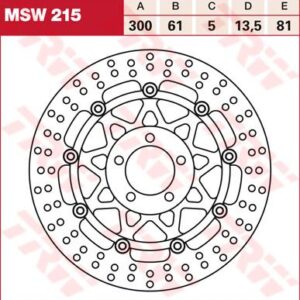 Trw Lucas brake disc