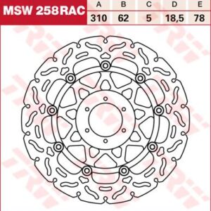 Trw Lucas brake disc