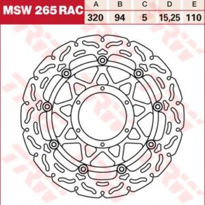 Trw Lucas brake disc