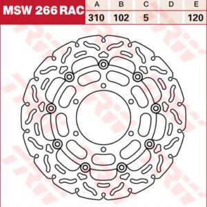 Trw Lucas brake disc