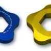 Fork Preload Adjusters GSX750R/600 04/Duc/CBR1000/900/Z1000 blue