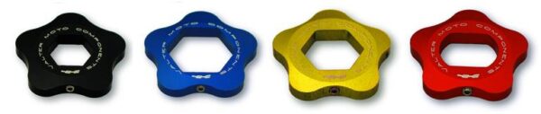 Fork Preload Adjusters GSX750R/600 04/Duc/CBR1000/900/Z1000 silver