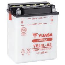 Yuasa YB14L-A2 ink. batterisyra 12V 14Ah