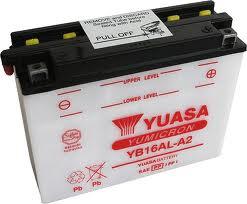 Yuasa YB16AL-A2 ink. batterisyra 12V 16Ah