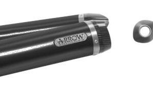 APRILIA SHIVER 750 08/11 HOMOLOGATED ALUMINIUM DARK THUNDER RH+LH SILENCERS WITH CARBON END CAP