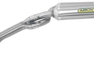 DUCATI HYPERMOTARD 1100/1100 S 07 L & R TITANIUM HOMOLOGATED EXHAUST FOR STOCK COLLECTORS WITH CARBY END-CAP