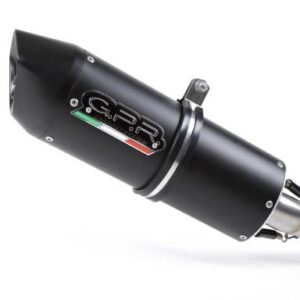 GPR Exhaust System Aprilia Caponord 1200 2013/15 Homologated slip-on exhaust Furore Nero