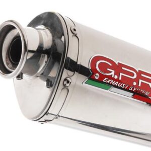 GPR Exhaust System Aprilia Pegaso 3 650 1997/00 Pair Homologated slip-on exhaust Trioval