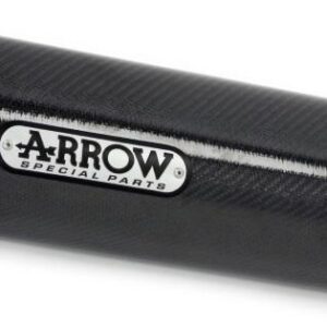 KAWASAKI Z900 HOMOLOGATED CARBONRACE-TECH SILENCER WITH CARBON END CAPFOR ORIGINAL AND ARROW COLLECTORS