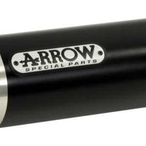 APRILIA DORSODURO 900 17/19 THUNDERHOMOL. DARK ALUMINIUM EXH. WITH CARBYENDCAP(DX-SX)+ 1:2 STAIN.STEEL LINKPIPE