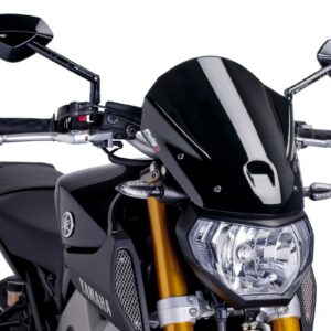 WINDSHIELD NEW GENER. YAMAHA MT09 13-16 C/BLACK