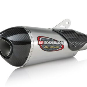 YAMAHA YZF-R6V 06-20 ALPHA T Stainless Slip-On Exhaust, w/ Stainless Muffler