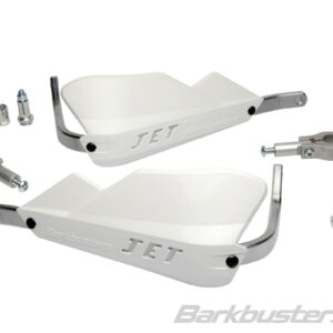 Barkbusters JET Handguard - Two Point Mount (Straight 22mm) - WHITE