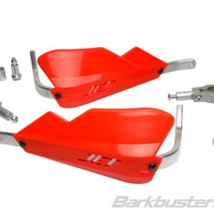 Barkbusters JET Handguard - Two Point Mount (Straight 22mm) - RED