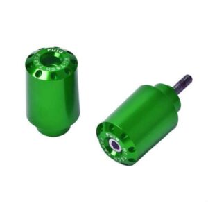 BAR END ALUMINUM KAWASAKI Z650 C/GREEN