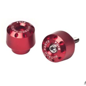 SHORT BAR ENDS ALUMINIUM KAWASAKI Z650 C/RED