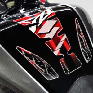 TANK PAD WINGS YZF C/RED-BLACK