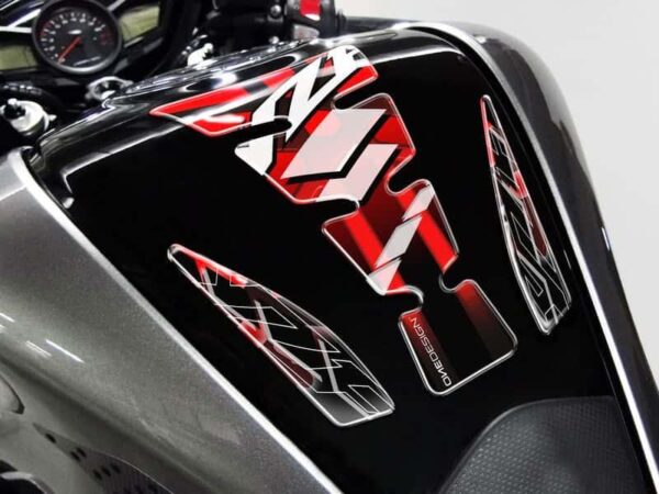 TANK PAD WINGS YZF C/RED-BLACK