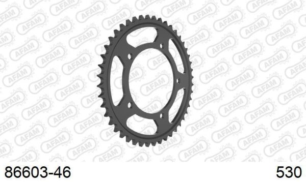 Afam Rear Sprocket Steel 530