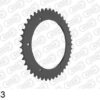 Afam Rear Sprocket Steel 525
