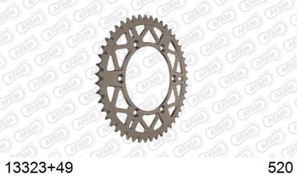 Afam Rear Sprocket Alu 520 S/C