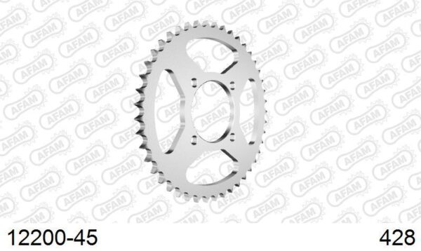 Afam Rear Sprocket Steel 428