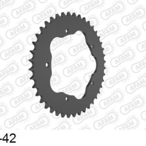 Afam Rear Sprocket Steel 525 BLACK