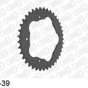 Afam Rear Sprocket Steel 525 BLACK