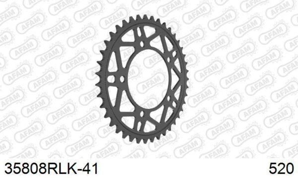 Afam Rear Sprocket Steel 520