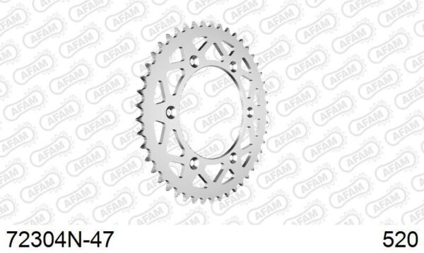 Afam Rear Sprocket Alu 520
