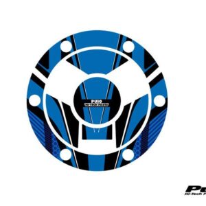 FUEL CAP COVER MOD.RADICAL TRIUMPH C/BLUE
