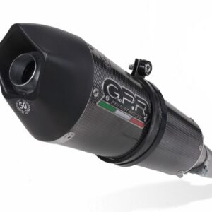 GPR Exhaust System Aprilia Caponord 1200 2013/15 Homologated slip-on exhaust Gpe Ann. Poppy