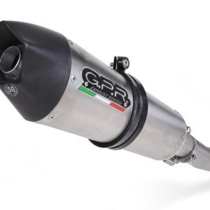 GPR Exhaust System Aprilia Tuono V4 1100-Rr 2015/16 Homologated slip-on exhaust Gpe Ann. Titaium