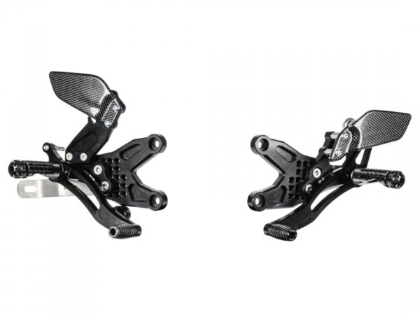 Aluminum rearsets BMW S 1000 RR - HP4 (street) 08-14