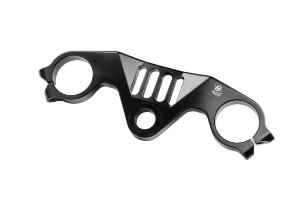 Aluminum top triple clamp Yamaha YZF R1/R1M "Race" 15-23 - BLACK