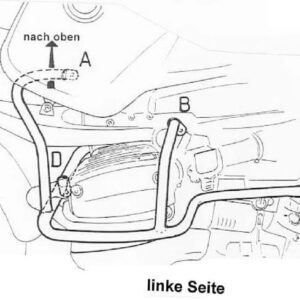 Motor protection guard   BMW R 850 GS (1998-2000) 1994-
