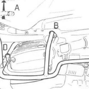 Motor protection guard   BMW R 1150 GS 2000-